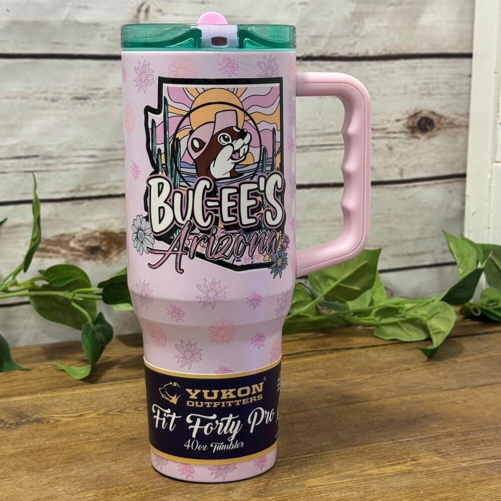 NEW Yukon Outfitters Bucees Official ARIZONA State Stainless Tumbler Cup 40 oz